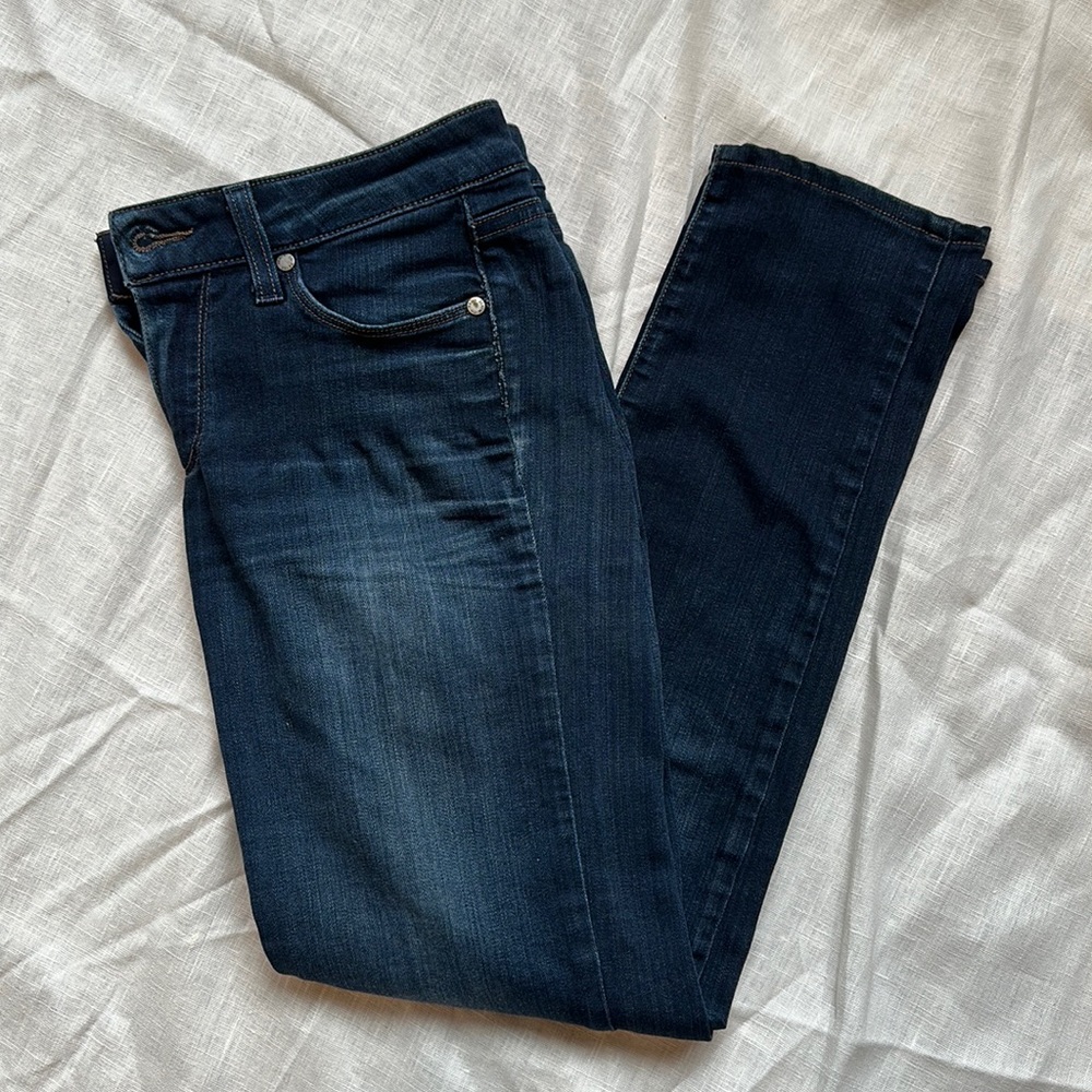 Paige Skyline Skinny jeans - dark indigo - perfect for fall!